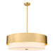 Z-Lite Counterpoint Modern Gold 6 Light Chandelier 495P32-MGLD | theLightShop