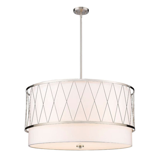 Z-Lite Dalton Brushed Nickel 5 Light Pendant 198-32BN | theLightShop