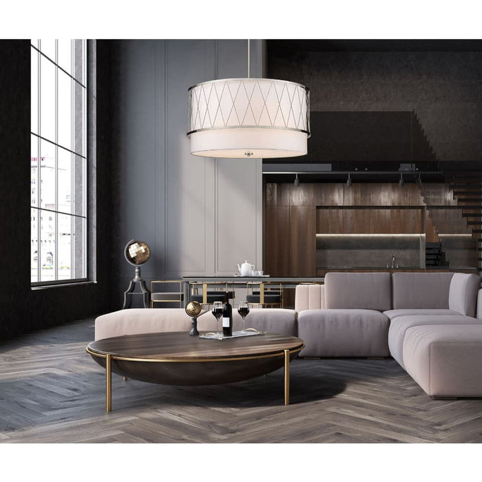 Z-Lite Dalton Brushed Nickel 5 Light Pendant 198-32BN | theLightShop