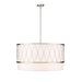 Z-Lite Dalton Brushed Nickel 5 Light Pendant 198-32BN | theLightShop