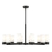 Z-Lite Danica Chandelier Matte Black 12 Light 3044-12MB | theLightShop