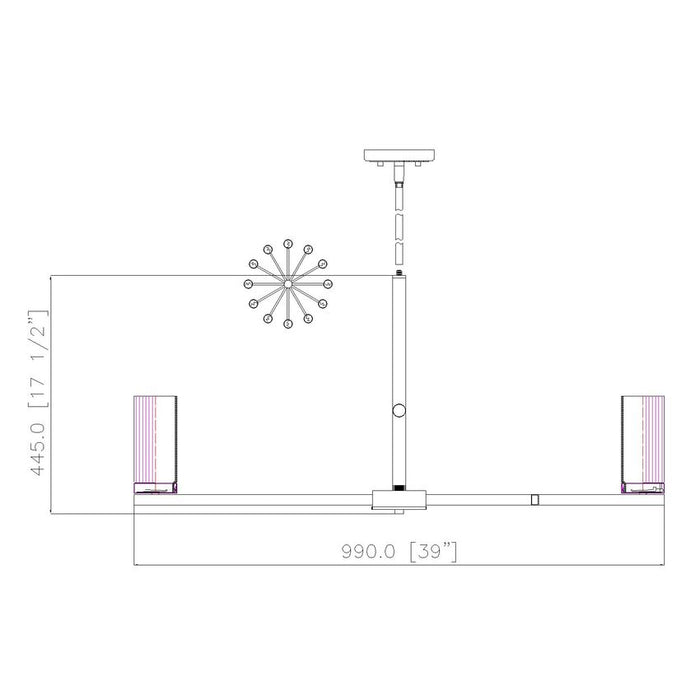Z-Lite Danica Chandelier Matte Black 12 Light 3044-12MB | theLightShop