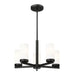 Z-Lite Danica Chandelier Matte Black 5 Light 3044-5MB | theLightShop