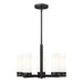 Z-Lite Danica Chandelier Matte Black 5 Light 3044-5MB | theLightShop