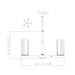 Z-Lite Danica Chandelier Matte Black 5 Light 3044-5MB | theLightShop