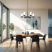 Z-Lite Danica Chandelier Matte Black 6 Light 3044-6MB | theLightShop