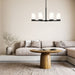 Z-Lite Danica Chandelier Matte Black 8 Light 3044-8MB | theLightShop