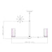 Z-Lite Danica Chandelier Matte Black 8 Light 3044-8MB | theLightShop
