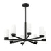 Z-Lite Danica Chandelier Matte Black 8 Light 3044-8MB | theLightShop