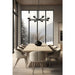 Z-Lite Danica Chandelier Matte Black 8 Light 3044-8MB | theLightShop