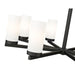 Z-Lite Danica Chandelier Matte Black 8 Light 3044-8MB | theLightShop