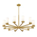 Z-Lite Danica Chandelier Modern Gold 12 Light 3044-12MGLD | theLightShop