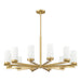 Z-Lite Danica Chandelier Modern Gold 12 Light 3044-12MGLD | theLightShop