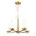 Z-Lite Danica Chandelier Modern Gold 5 Light 3044-5MGLD | theLightShop