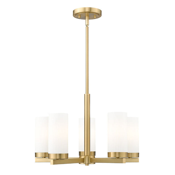 Z-Lite Danica Chandelier Modern Gold 5 Light 3044-5MGLD | theLightShop
