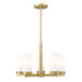 Z-Lite Danica Chandelier Modern Gold 5 Light 3044-5MGLD | theLightShop