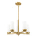 Z-Lite Danica Chandelier Modern Gold 5 Light 3044-5MGLD | theLightShop