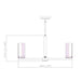 Z-Lite Danica Chandelier Modern Gold 6 Light 3044-6MGLD | theLightShop