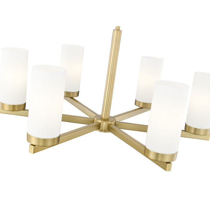 Z-Lite Danica Chandelier Modern Gold 6 Light 3044-6MGLD | theLightShop