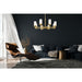 Z-Lite Danica Chandelier Modern Gold 8 Light 3044-8MGLD | theLightShop