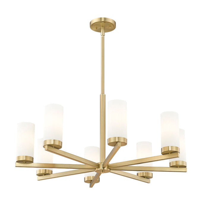 Z-Lite Danica Chandelier Modern Gold 8 Light 3044-8MGLD | theLightShop