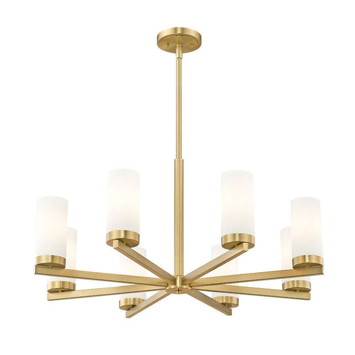 Z-Lite Danica Chandelier Modern Gold 8 Light 3044-8MGLD | theLightShop