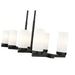 Z-Lite Danica Linear Chandelier Matte Black 8 Light 3044-8L-MB | theLightShop