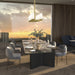 Z-Lite Danica Linear Chandelier Modern Gold 8 Light 3044-8L-MGLD | theLightShop