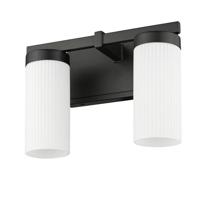 Z-Lite Danica Vanity Matte Black 2 Light 3044-2V-MB | theLightShop