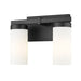 Z-Lite Danica Vanity Matte Black 2 Light 3044-2V-MB | theLightShop