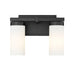 Z-Lite Danica Vanity Matte Black 2 Light 3044-2V-MB | theLightShop
