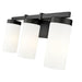 Z-Lite Danica Vanity Matte Black 3 Light 3044-3V-MB | theLightShop