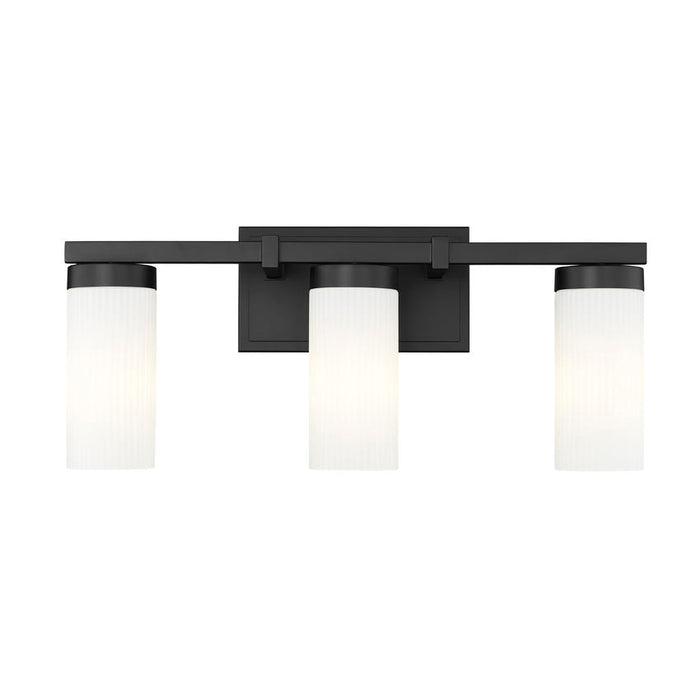 Z-Lite Danica Vanity Matte Black 3 Light 3044-3V-MB | theLightShop