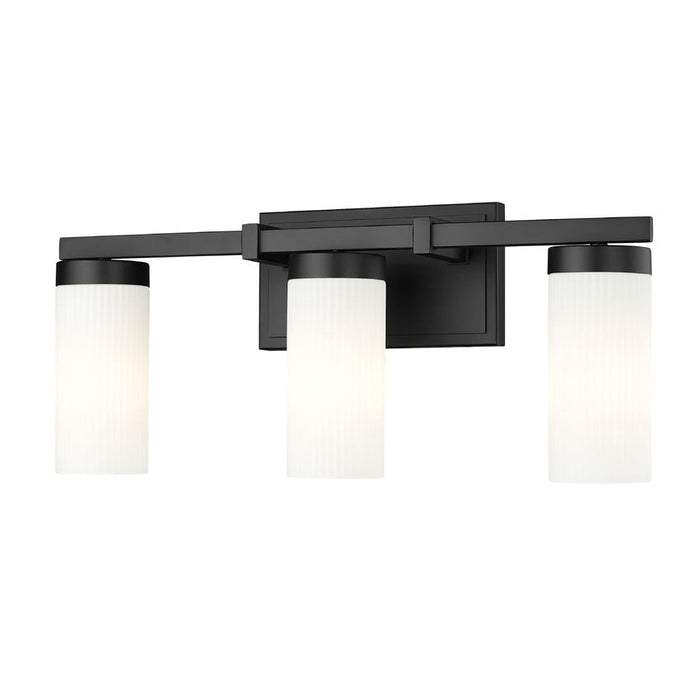 Z-Lite Danica Vanity Matte Black 3 Light 3044-3V-MB | theLightShop