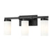 Z-Lite Danica Vanity Matte Black 3 Light 3044-3V-MB | theLightShop