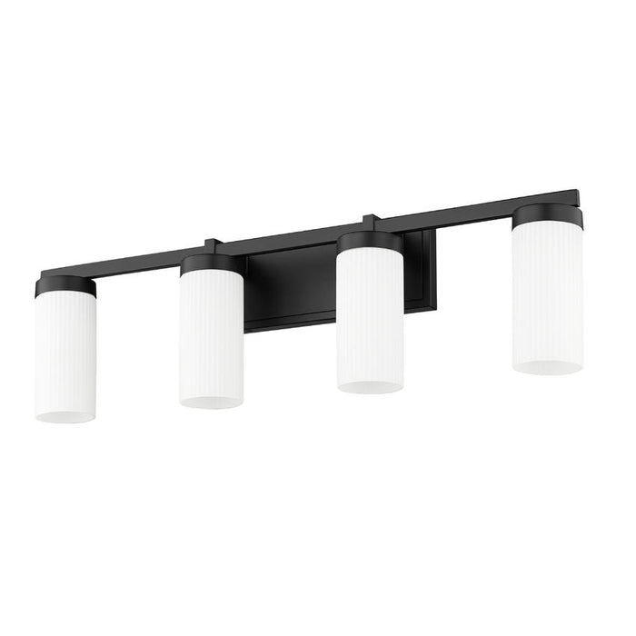 Z-Lite Danica Vanity Matte Black 4 Light 3044-4V-MB | theLightShop