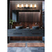Z-Lite Danica Vanity Matte Black 5 Light 3044-5V-MB | theLightShop