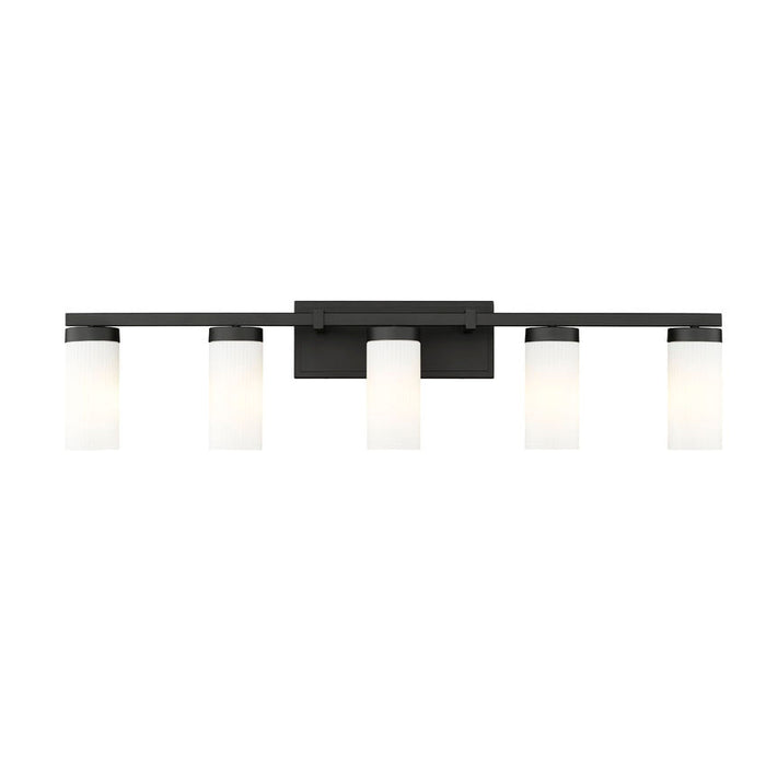 Z-Lite Danica Vanity Matte Black 5 Light 3044-5V-MB | theLightShop