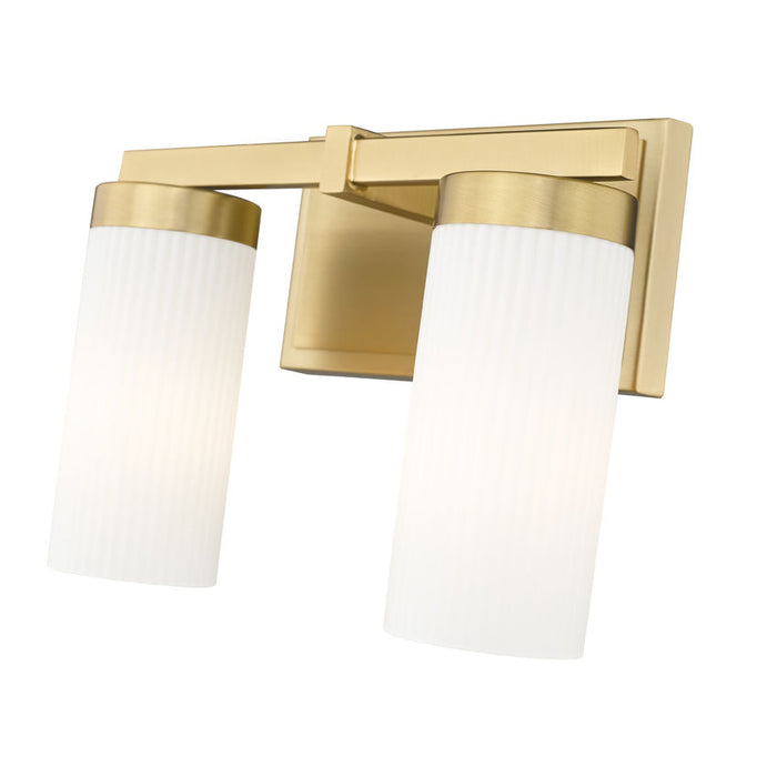 Z-Lite Danica Vanity Modern Gold 2 Light 3044-2V-MGLD | theLightShop