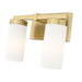 Z-Lite Danica Vanity Modern Gold 2 Light 3044-2V-MGLD | theLightShop