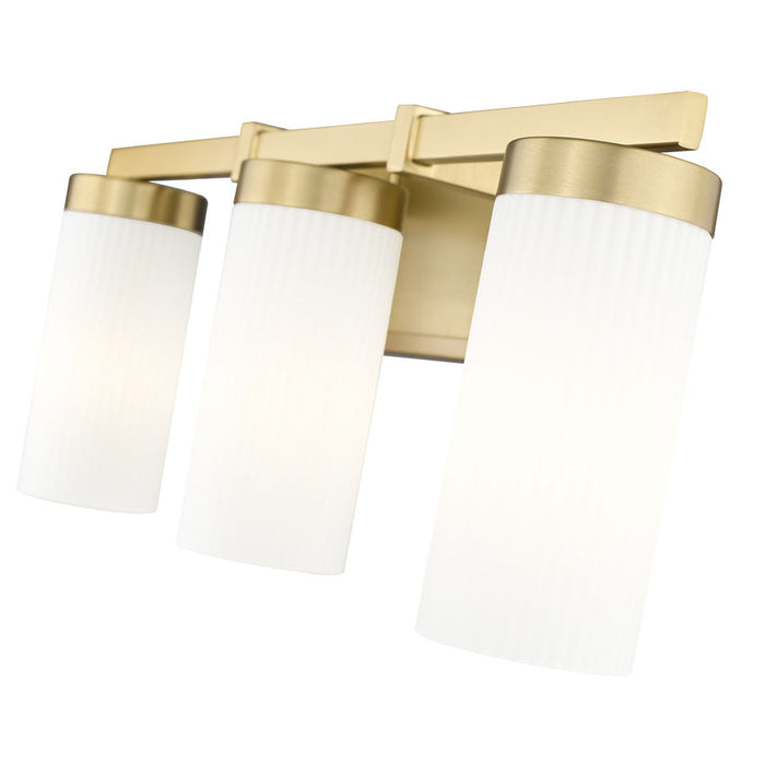 Z-Lite Danica Vanity Modern Gold 3 Light 3044-3V-MGLD | theLightShop