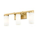 Z-Lite Danica Vanity Modern Gold 3 Light 3044-3V-MGLD | theLightShop