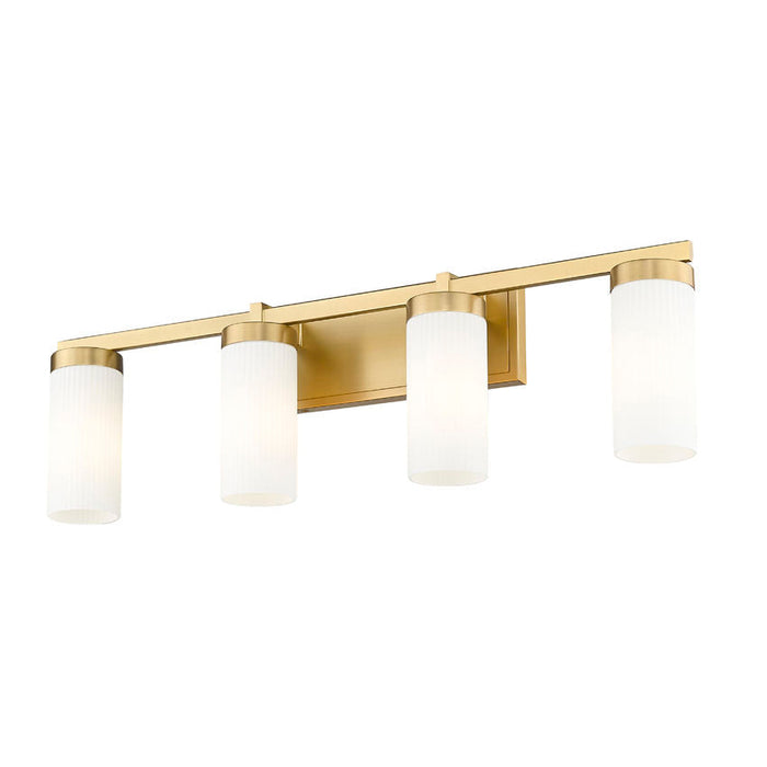 Z-Lite Danica Vanity Modern Gold 4 Light 3044-4V-MGLD | theLightShop