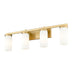 Z-Lite Danica Vanity Modern Gold 4 Light 3044-4V-MGLD | theLightShop