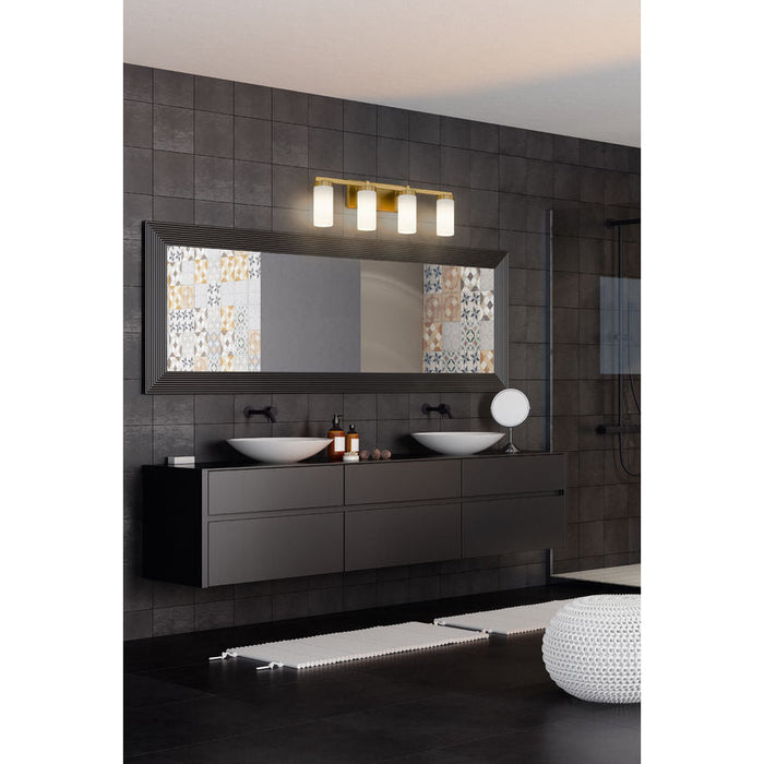 Z-Lite Danica Vanity Modern Gold 4 Light 3044-4V-MGLD | theLightShop