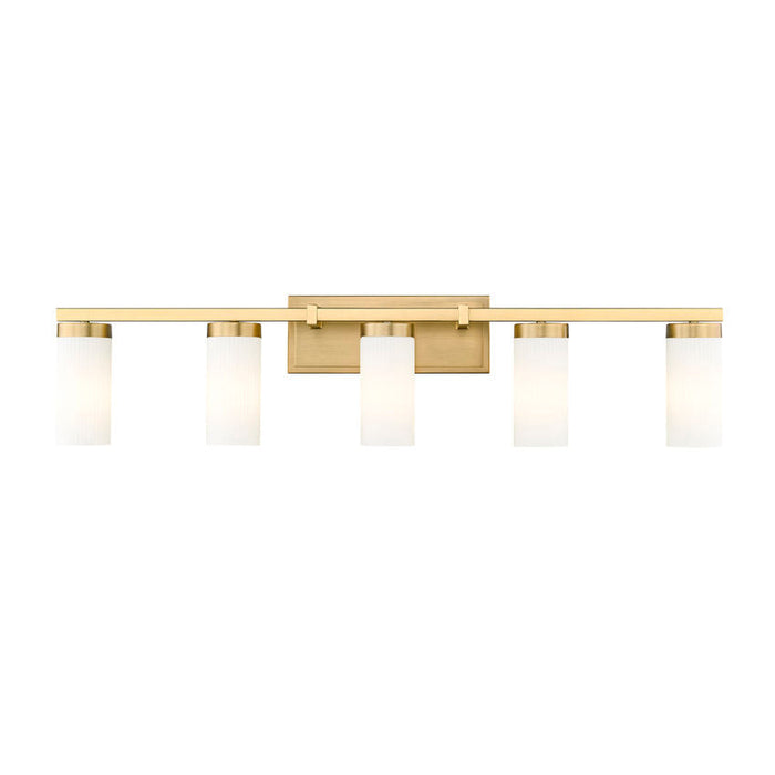 Z-Lite Danica Vanity Modern Gold 5 Light 3044-5V-MGLD | theLightShop