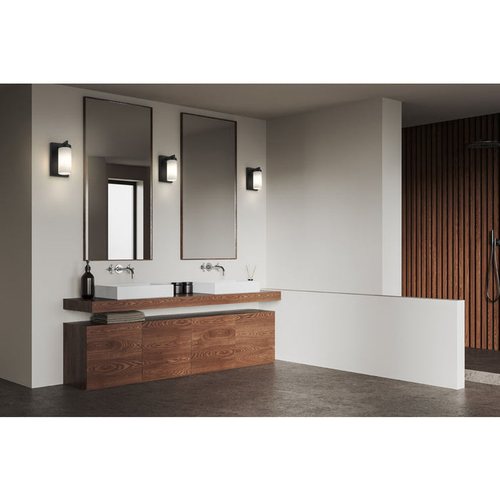 Z-Lite Danica Wall Sconce Matte Black 1 Light 3044-1S-MB | theLightShop