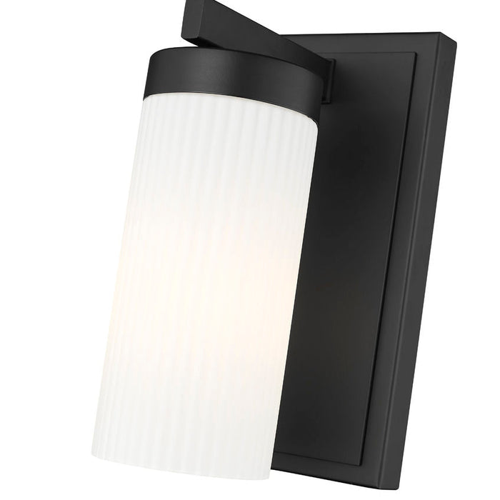 Z-Lite Danica Wall Sconce Matte Black 1 Light 3044-1S-MB | theLightShop