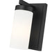 Z-Lite Danica Wall Sconce Matte Black 1 Light 3044-1S-MB | theLightShop