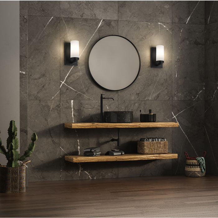 Z-Lite Danica Wall Sconce Matte Black 1 Light 3044-1S-MB | theLightShop